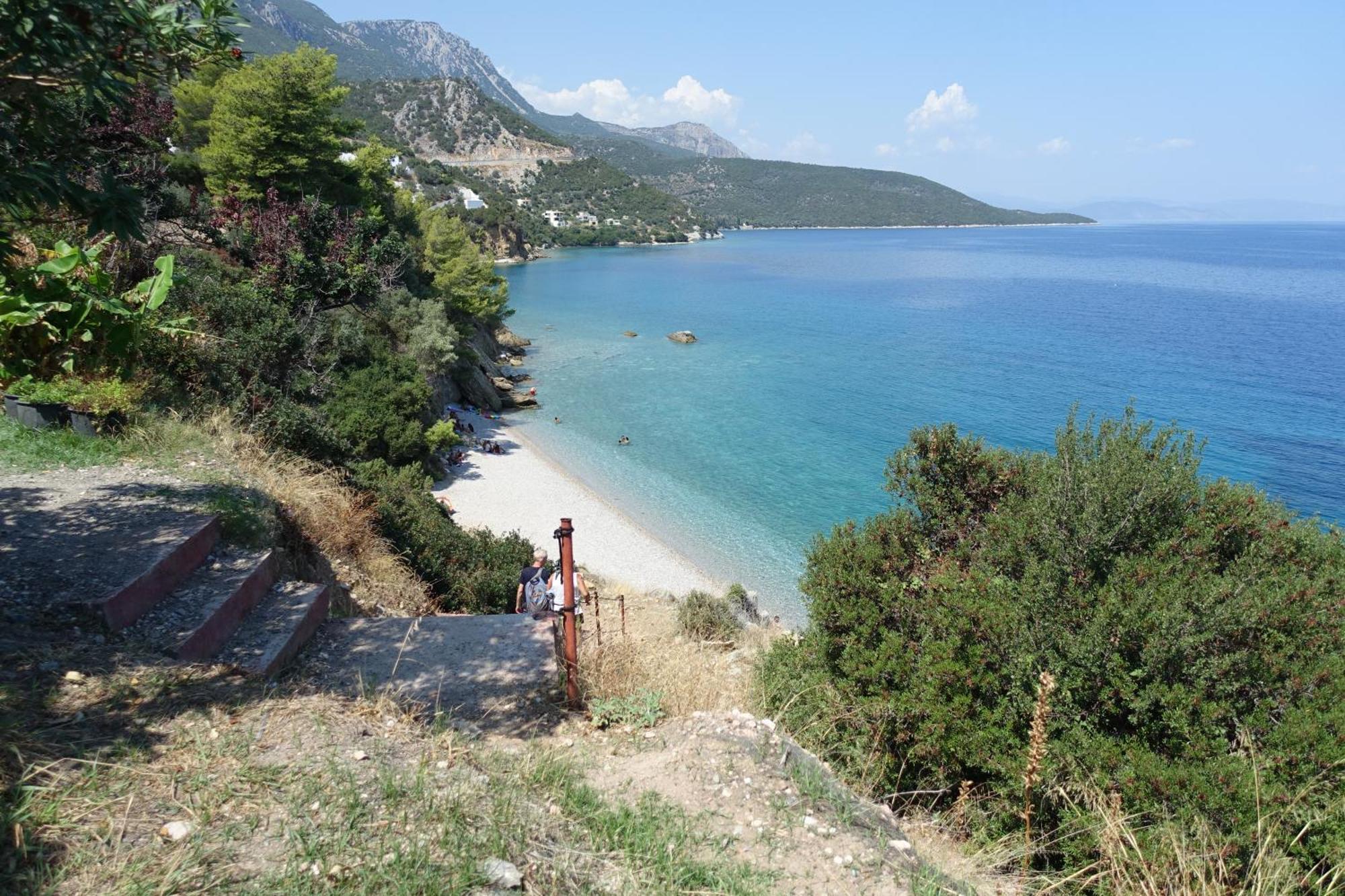 Studio In Villa In Kalloni Direkt Am Meer Exterior foto